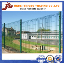 PVC Coated Welded Wire Mesh Fence / 3 Bends Wire Mesh Fence with Post